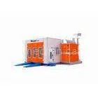 Orange Commercial Infrared Automotive Spray Booth Paint Environmentally Friendly thumbnail-1
