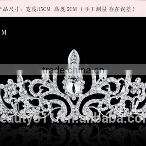 The Bride's Head is Decorated With a Diamond Wedding Accessories From the us and Europe HG018 thumbnail-3