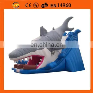 2014 New Jaws Inflatable Slide, Shark Commercial Inflatable Slide thumbnail-1