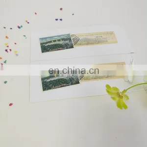 China Factory Wholesale Custom Removable Tourism Entrance Ticket Self Adhesive Sticker for Traveler Mailing thumbnail-2