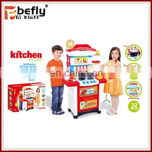 Electric Kids Play Set Kitchen Toys With Light and Sound thumbnail-1
