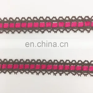 OLCT1427 4.9cm Fashion Fine Multi Color African Cotton Crochet Lace Trim for Ladies thumbnail-5