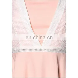 OEM 2016 Women Casual Dress Fashion Sleeveless Layered Lace Dress thumbnail-5