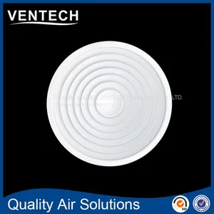 Aluminum Ceiling Air Vent Air Terminal Round Diffuser Used for Hvac System thumbnail-1