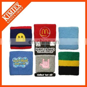 Sport Cutomized Colorful Wristband Sports Cotton thumbnail-3