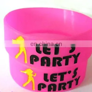 Promotional Cheap Silicone Embossed Custom Bracelet thumbnail-6