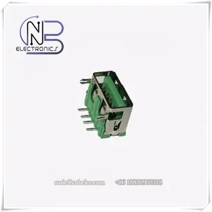 High Quality Green 4 Pin USB 2.0 Type A Usb Connector thumbnail-1