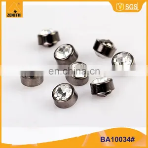 Plastic Round Rhinestone Shank Button BA60134 thumbnail-1