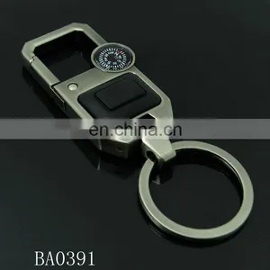 Promotion Gift Aluminum Keychain With LED Light thumbnail-1