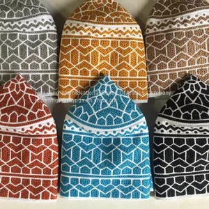 Latest Oman Hat / Muslim Cap / Arabian Cap / Oman Cap / Muslim Embroidered Cap thumbnail-2