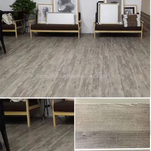 SPC Floor PVC Flooring Sheet Tiles Slotted Click Lock 3.5mm Thickness 0.7mm Wear Layer thumbnail-1