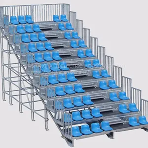 Indoor Outdoor Stadium Seats China Facotry Red Color Plastic Stadium Seating thumbnail-4