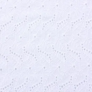 Swiss Lace 100% Cotton Swiss Voile Lace Fabric Embroidered Wholesale thumbnail-2