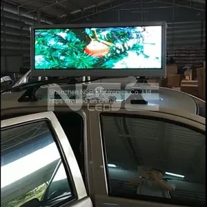 Double Sided Full Color Taxi Sign In Malaysia Taxi Topper LED Display thumbnail-1