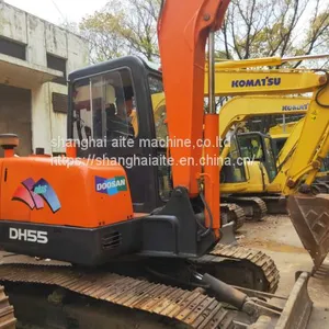 Second Hand 100% Original Doosan/Daewoo DH55 Mini Excavator for Sale thumbnail-4