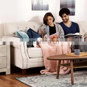 Star Logo Warming Sleep Microfiber Sherpa Blanket For Decoration thumbnail-4