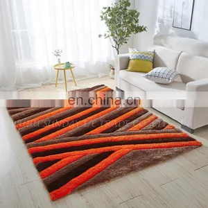 High Quality Fashionable Polyester 3D Shaggy Rug New Design thumbnail-4