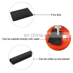 Waterproof Pet Food Mat Easy Washing Solid Color Silicone Pet Feeding Pad Pet Bowl Drinking Mat thumbnail-5