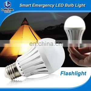 Warm White+cold White 7w E27 5-6hours Emergency Time Led Light Emergency Lamp thumbnail-3