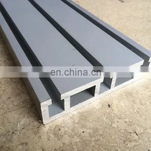 Extruded Metal Slide Parts Aluminium Double U Profile thumbnail-4