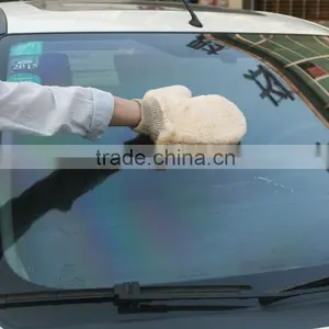 Glove Wash Mitt for Car Best Selling Products Genuine Sheepskin Mitt thumbnail-3