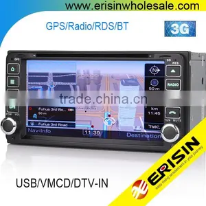 Erisin ES7603M 7" Autoradio Touch Screen 2 Din Car DVD GPS for RAV4 RunX thumbnail-1