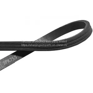 Buy Mitsubishi Nissan Toyota Serpentine Belt 3PK755 With Competitive Price From SHANJING Manufactruer thumbnail-1