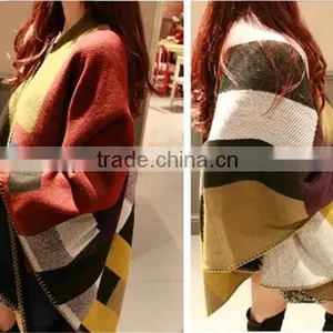 Ladies Fashion Colorful Warm Knitted Cardigan Sweater thumbnail-6
