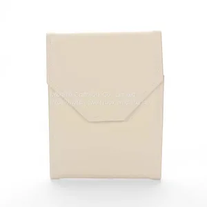 Pearl Necklace Folding Package New Packaging Jewelry Bag PU Leather Clutch Bag Portable Travel Jewelry Storage Bag thumbnail-3