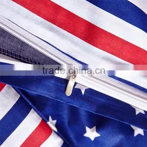 Fashion European Style Flag Printed Cotton Bedlinen Home Use Queen Size Sheet Set Aadult Cartoon Bedding Set thumbnail-5