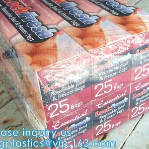 Food Fresh Bag/Food Vacuum Storage Bag/Kitchen Vacuum Bag, Food Grade Leakproof Fresh Large Zipper Freezer thumbnail-3