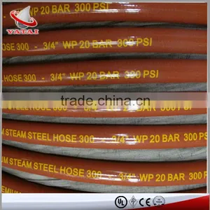 High Pressure Delivering Water Rubber Hose Steam 3/8 thumbnail-5