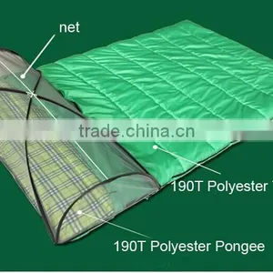 King Size Family Sleeping Bag With Head Mosquito Net thumbnail-2