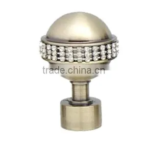 Fashion Europe Curtain Pole Finial With Crystal thumbnail-2
