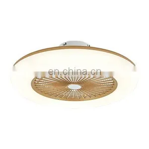 Nordic Bedroom Ceiling Fan Lamp Macaron Electric Fan Restaurant Household Integrated Simple Fan Chandelier thumbnail-4