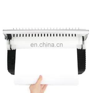 Wholesale Portable Office Use Desktop Book Notebook Steel Knife Binder Manual Comb Binding Machine thumbnail-1