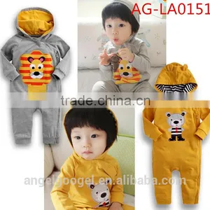 Wholesale Organic Cotton Bulk Infant Custom Printing One Piece Rompers Jumpsuit AG-LA List-5 thumbnail-4