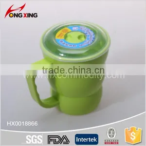 Hot Sale Microwave pp Plastic Soup Mug With Handle and Lid thumbnail-5