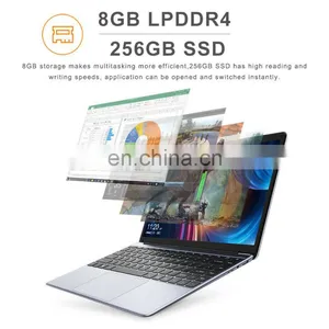 In Stock CHUWI Laptop HeroBook Pro+ 13.3 Inch Win10 DDR4 8GB 256GB SSD Laptop With Keyboard Metal Cover Notebook thumbnail-2