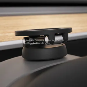 Mini Portable Magnetic Phone Holder for Car Soporte Telefónico Folding Mobile Phone Bracket for Navigation thumbnail-3
