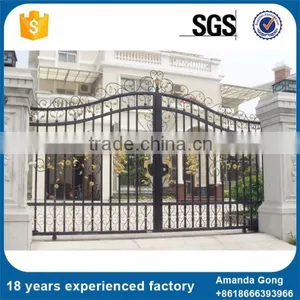 Hight Quality Inswing Powder-Coated Wrought Iron Gate Price thumbnail-3