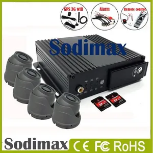 1080P School Bus Vehicle Mobile Video Recorder H. 264 Realtime Surveillance Lpr 4G Wireless Smart DVR thumbnail-1