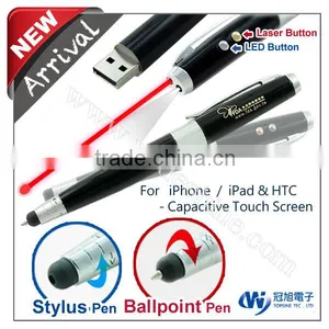 Laser Pen With Multi Function Pen Drive With Touch Pen & Laser Pen thumbnail-1