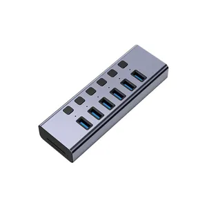 8-port USB Hub, 3 USB3.1-A, 3 USB3.0-A, SD/TF thumbnail-1