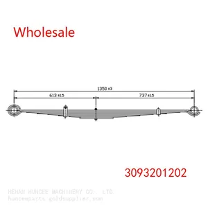3093201202 Medium Duty Vehicle Front Wheel Spring Arm For Mercedes Benz thumbnail-1