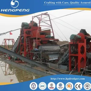China Heavy-Duty 120m3/T Chain Bucket Iron Dredger for Reliable Slurry Processing thumbnail-1