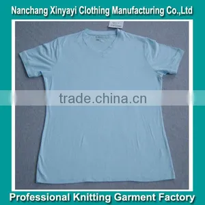 Cotton With Spandex Mens T-shirt/ Spandex T-shirt for Men/Mens Lycra T-shirt thumbnail-1