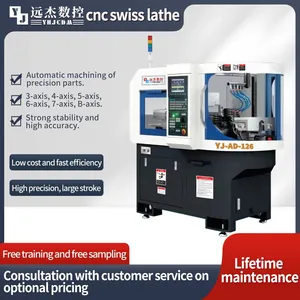 125 High Stability 5 Axis CNC Swiss Type Lathe Machine Automatic Lathe Machine thumbnail-1