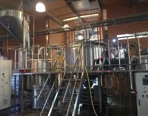 3 Phase Small Commercial Brewing Equipment 100L - 1000L For Restaurant Pub thumbnail-1