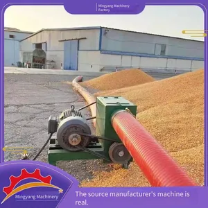 220v Spiral Material Feeder, Dual-drive Hose Feeder for Grain Transportation in Rural Areas, Structure of Electric Hose Grain Suction Machine thumbnail-5